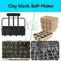 A02F-Soil Blocker Handheld, Soil Blocker For Seed Starting,Manual Soil Block Maker Handheld Seedling Machine,Soil Block Model Qme Black