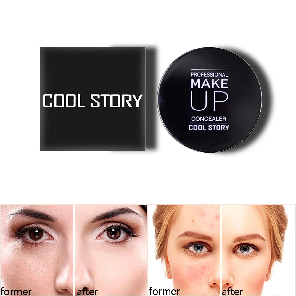 Cool Story Concealer Liquid Waterproof Black Eyes Spot Tattoo Scar Qme