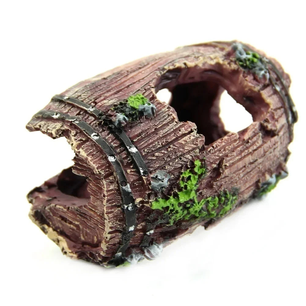 Aquarium Landscape Decoration Supplies Reptile Hiding Cave Simulation Qme