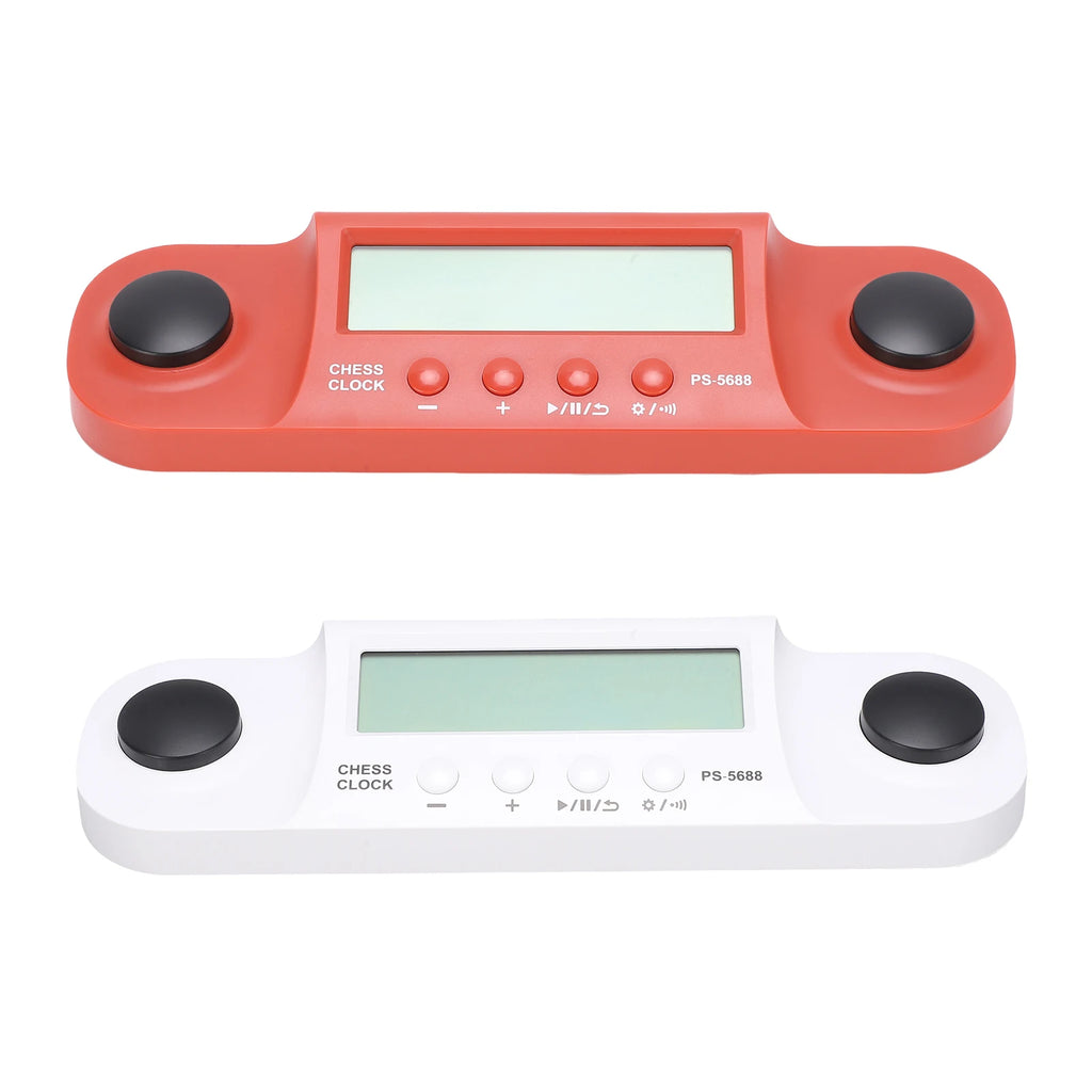 Chess Timer Digital Game Countdown Stopwatch Portable Clock for Chess with LCD Display for Tournaments Training Qme