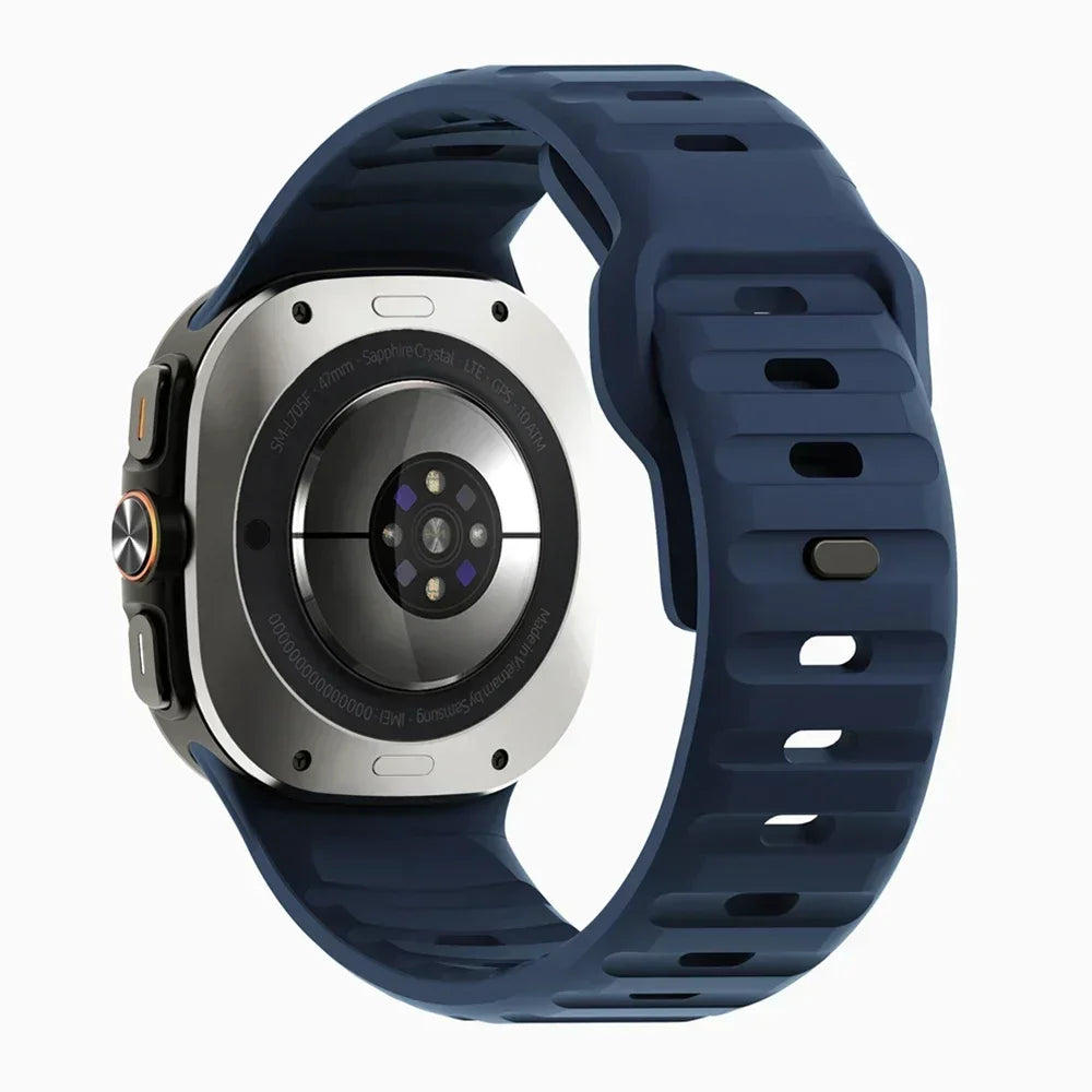 No Gaps Silicone Sport Strap For Samsung Galaxy Watch Ultra 47mm Band For Watch Ultra Replacement Bracelet Watchband Qme