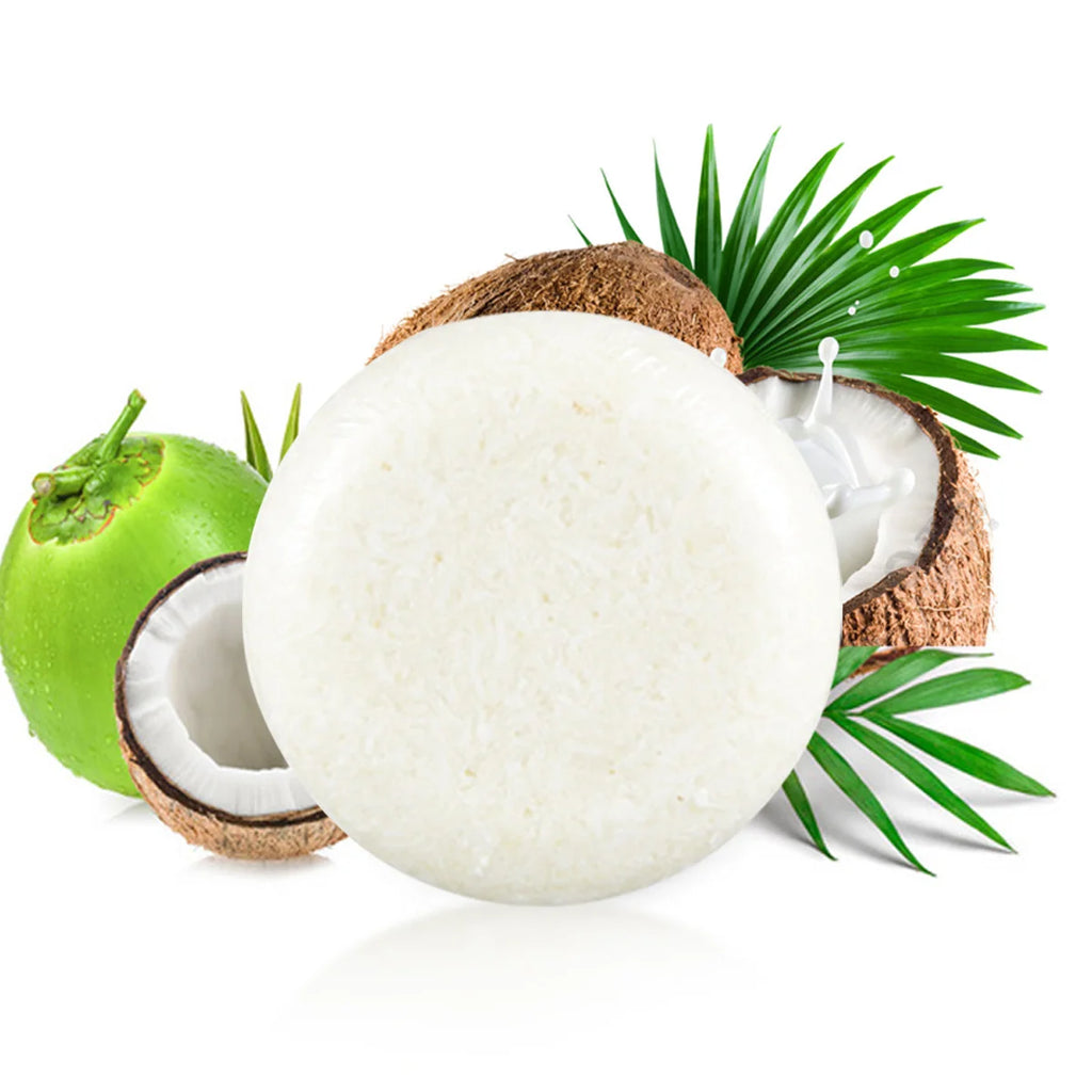 Coconut Natural Fragrance Shampoo Soap Moisturizes Fluffy Smooth Deep Qme