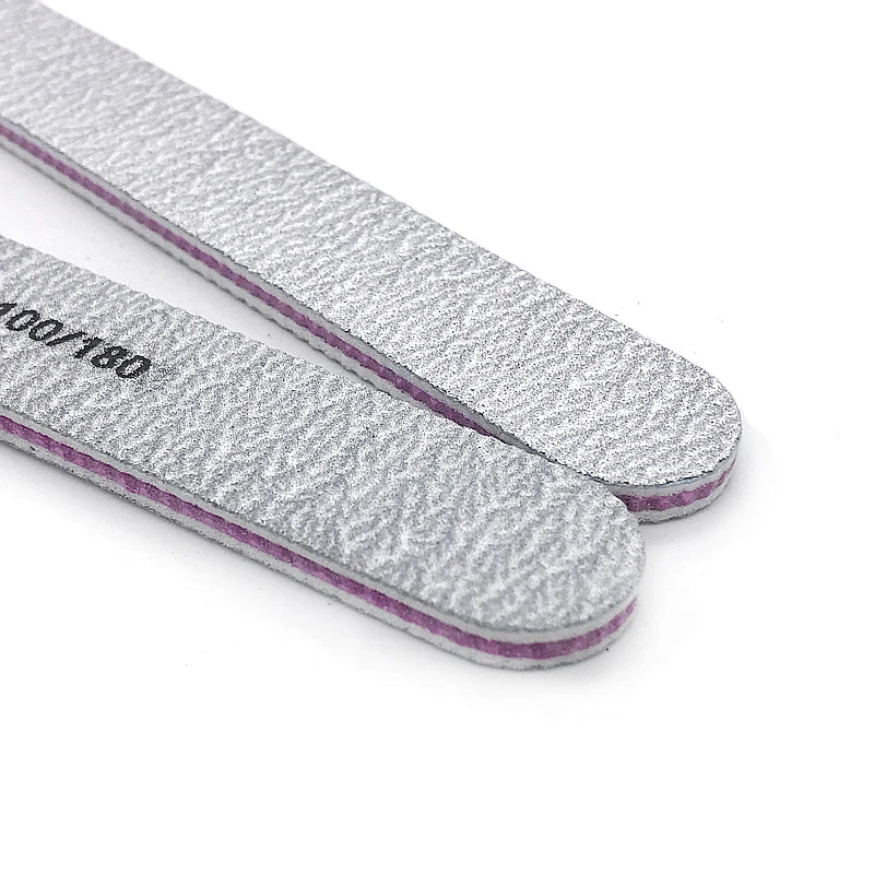 Lot Nail File 100 180 Professional Manicure Buffer Pedicure Files Qme