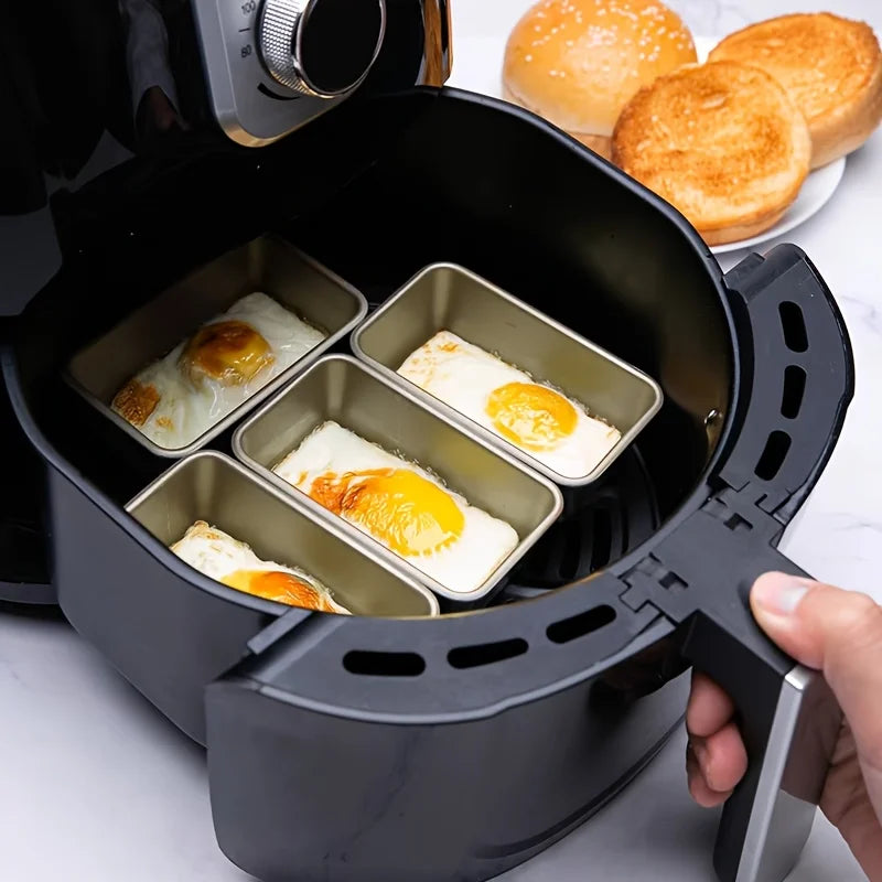 Stainless Steel Food Storage Container Rectangle Airtight Lunch Box Leakproof Bento Box Freezer Fridge Storage Box Kitchen Qme