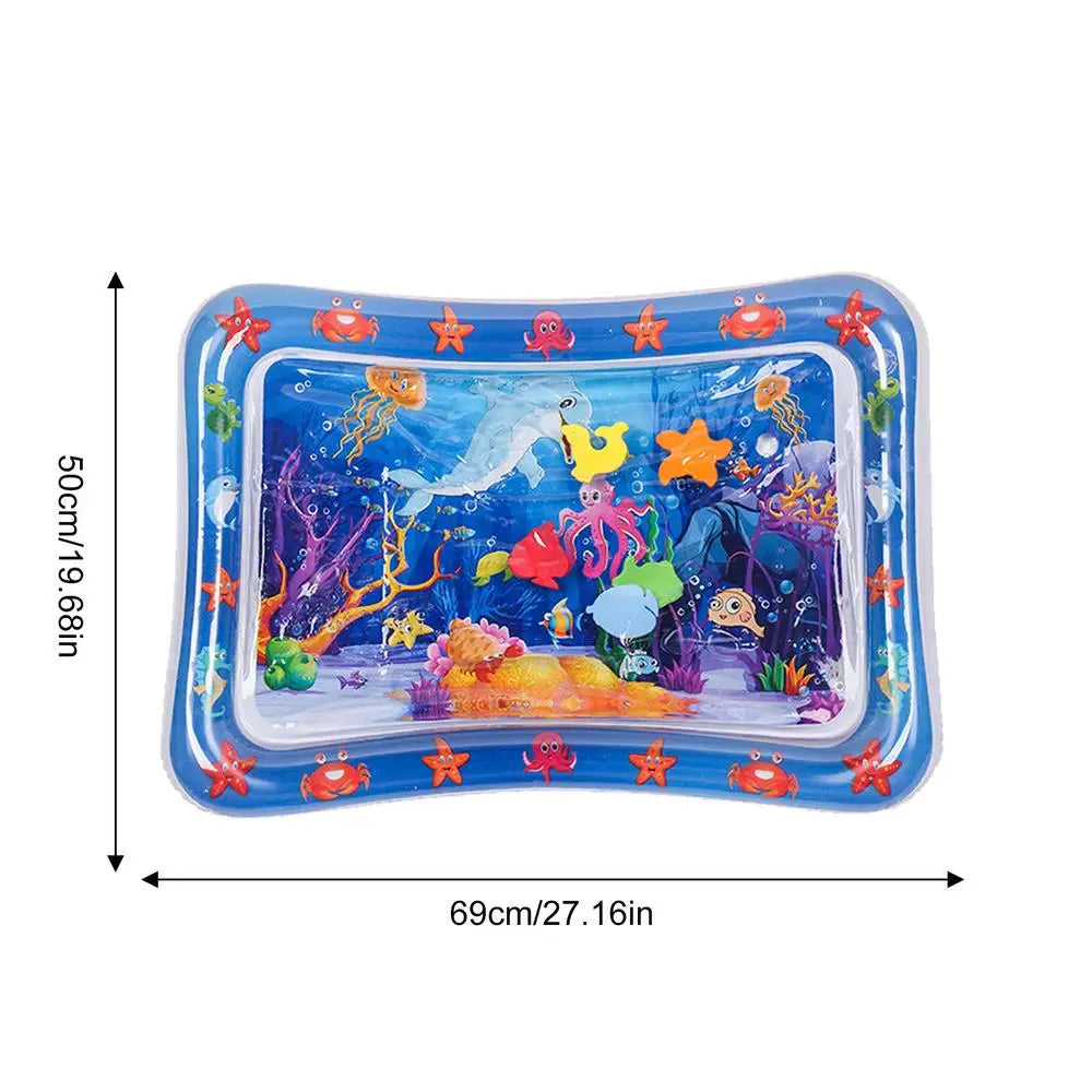 Water Sensory Play Mat Thickened Water Sensory Pad Water Sensor Mat Water Sensory Playmat With Fish Sea Ocean Theme Sensory Toy Qme Yellow China Mainland