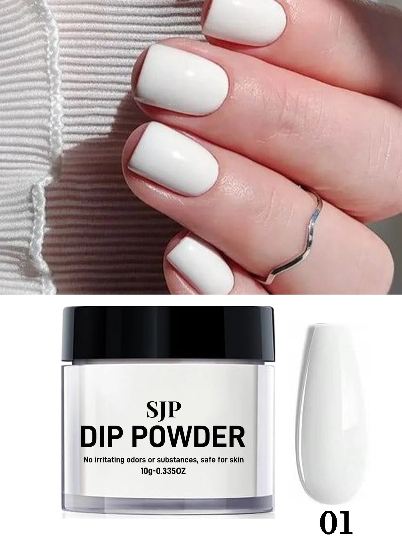 Dip Powder Nail French Manicure Suitable Home Salon DIY Long Lasting Qme 1