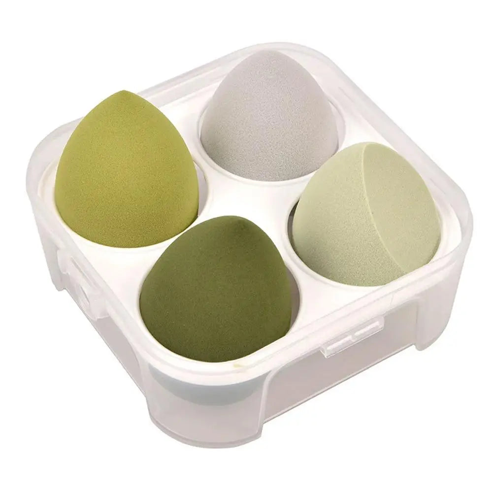 4pcs/set Color Mixing Beauty Egg Beauty Sponge Makeup SpongeMakeup Tools Foundation Make-up Facial Makeup Tools Makeup Qme C CN
