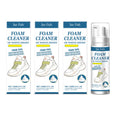 White Shoes Foam Cleaner Remove Stubborn Stains & Yellowing Prevent Oxidation Suitable for Various Materials Shoe Cleaning Agent Qme 3 x 120ml Boxed