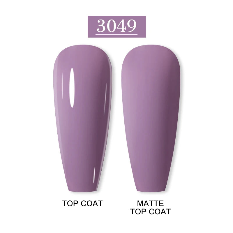 Arte Clavo Nail Art Designs Matte Coat Gel Polish Winter Pink Semi