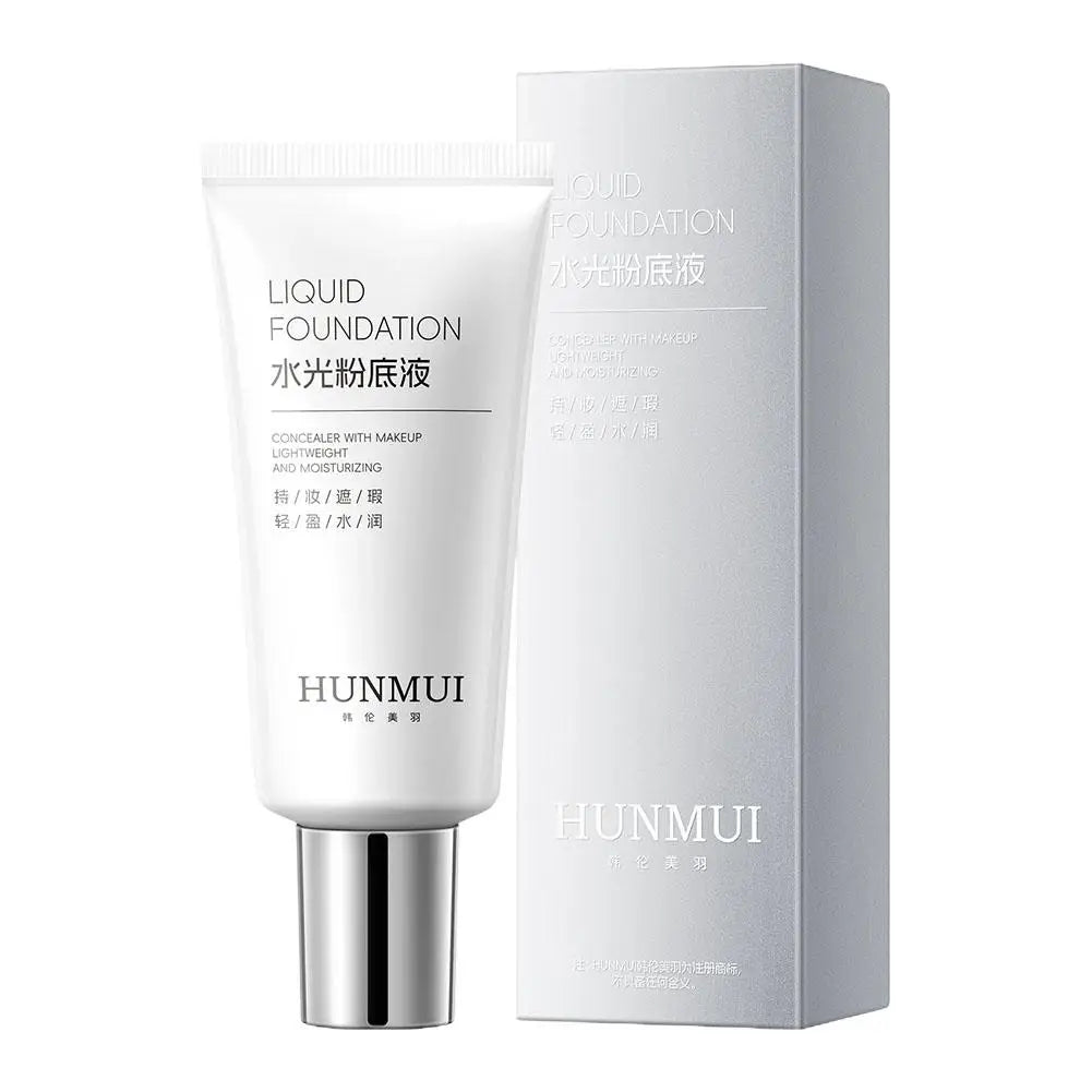 Coverage Liquid Foundation Makeup Super-blendable Moisturizing Gentle Qme B