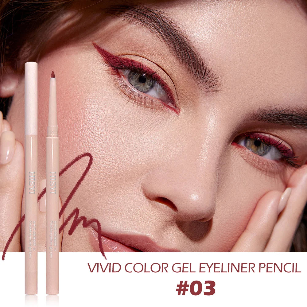 Eyeliner Shadow Stick Twist-up Sharpener Long-wear Waterproof Qme Red