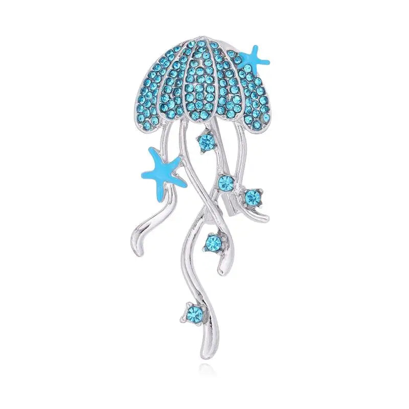 Jellyfish Butterfly Brooch for Women & Unisex - Cute Life Animal Pin, Trendy Office Birthday Party Friend Gift Jewelry Qme style 1