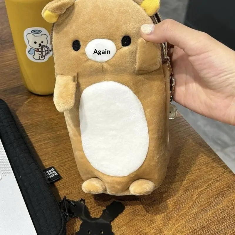Multifunctional Cute Standing Posture Self Deprecating Bear Storage Qme