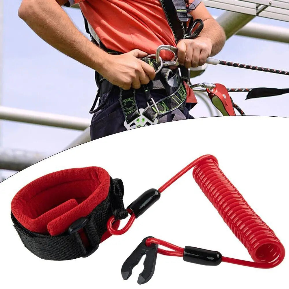 Boat Safety Tether Lanyard Kill Start Stop Switch Fit For Kawasaki Jet Ski JT900/JT1100 Engine Replacement Parts Accessories Qme