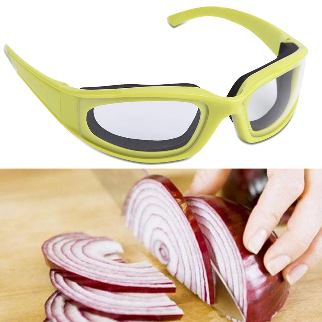 Anti Tear Onion Goggles Kitchen Safety Glasses for Cutting Onions Cooking Eye Protection Tool Onion Gogglees Qme
