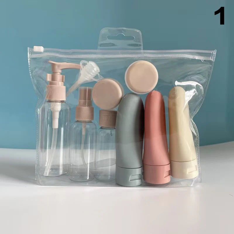 Shampoo Essentials Cream Bottle Empty Container Toiletries Travel Qme 1