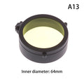 Rifle Scope Lens Cover Spring Up Quick Flip Openning Dustproof Qme A13