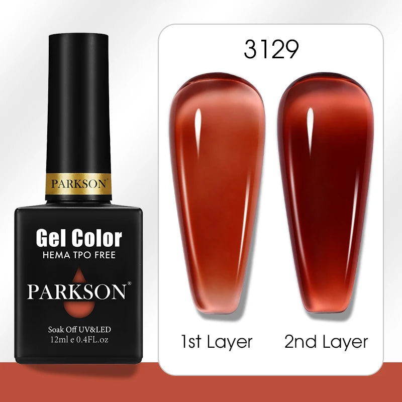 Parkson Colorful Nail Gel Polish Lacquer Soak Off UV LED Long Lasting