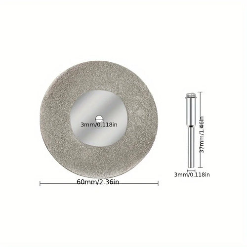 1/5 ultra-thin 1mm Mini Drill Pipe Cutting Wood Stone Plastic Glass Brick Diamond Cutting Disc Wheel Rotating Tool Circular Saw Qme