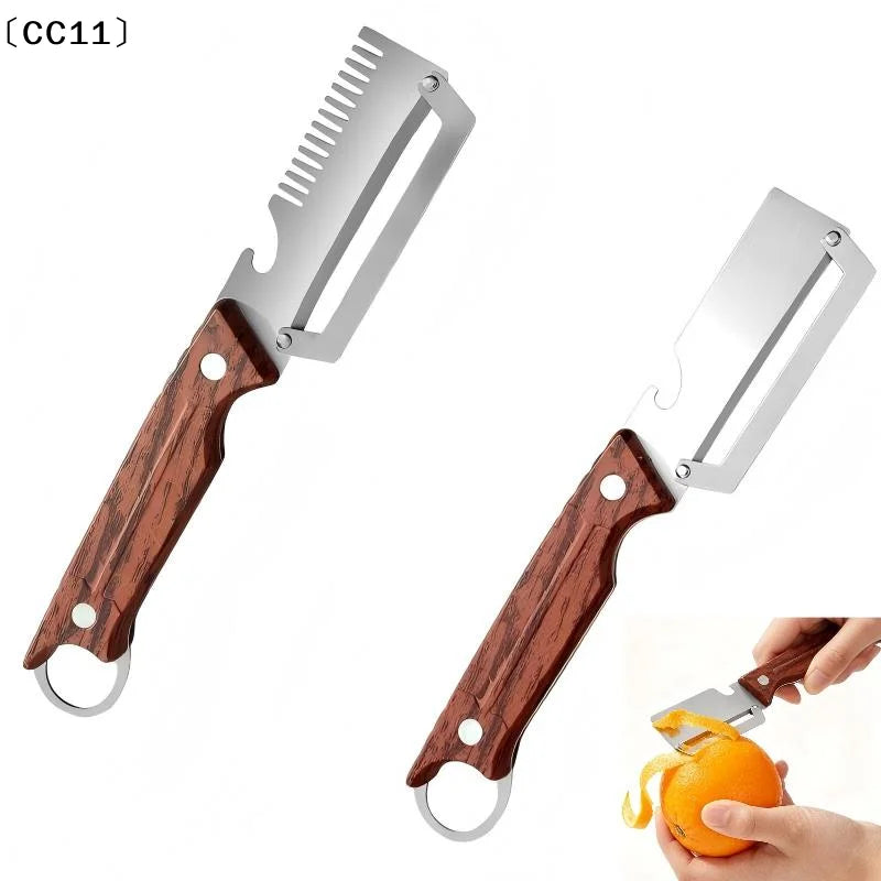 Premium Multifunction Vegetable Peeler Kitchen Heavy Duty Stainless Qme