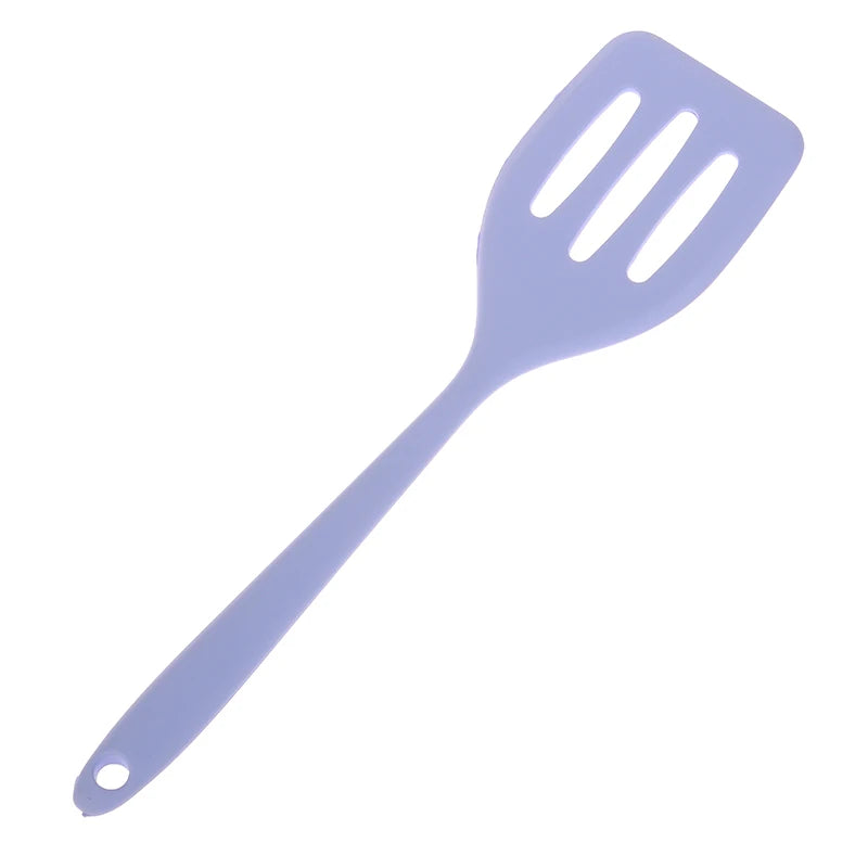 Small Integrated Silicone Frying Shovel Cooking Steak Kitchen Egg Qme Purple