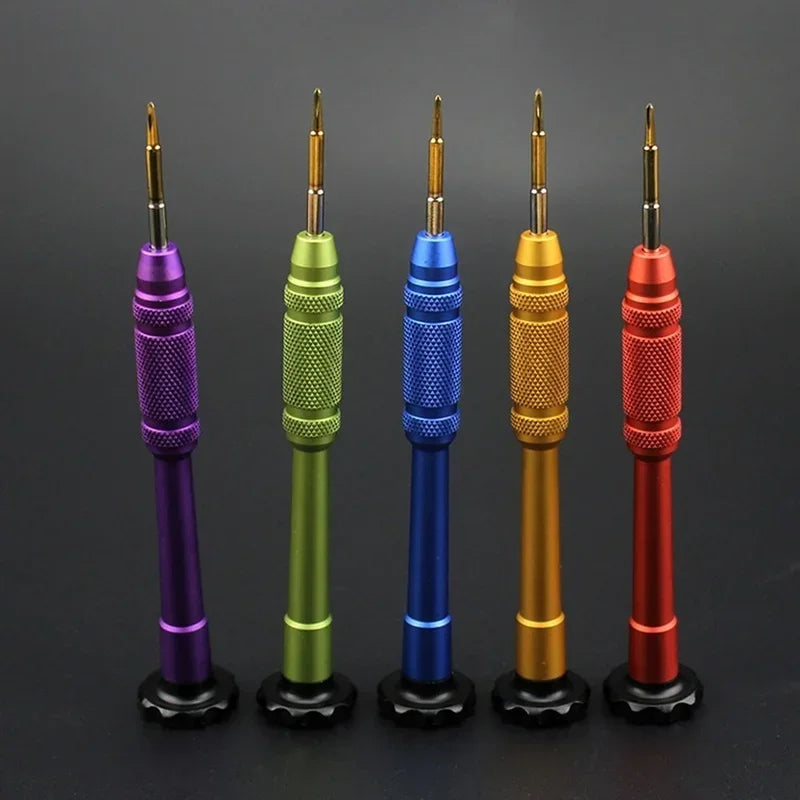 0.6 Tri Point Screwdriver Repair Triwing Tool Practical Household Small Tool Metal Mini Screwdriver Random Color Qme