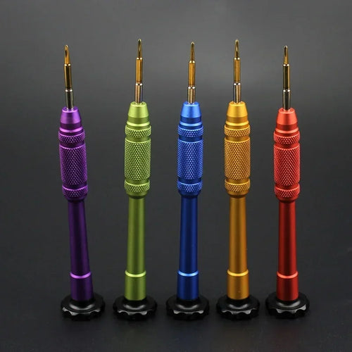 0.6 Tri Point Screwdriver Repair Triwing Tool Practical Household Small Tool Metal Mini Screwdriver Random Color Qme