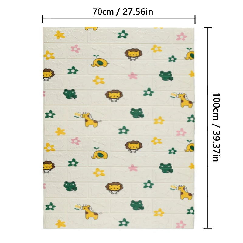 DIY 3D Wallpaper Moisture Proof Modern Home Decoration Self-adhesive