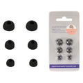 Silicone Ear Tips Soundcore Liberty 4 NC Earbuds Eartips Life P2 P3 Qme Black
