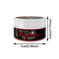 GZE Men's Pomade: Long-Lasting Hold & Shine, Frizz Control, Moisturizing Hair Gel. Natural Look Styling Wax for Dates & Work Qme GZE514
