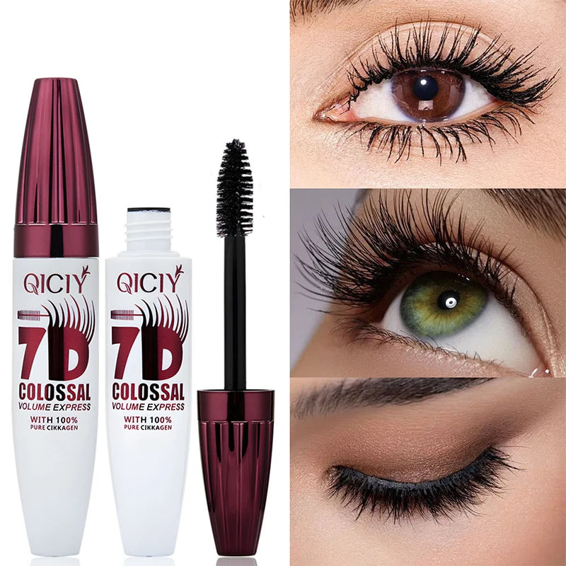 7D Waterproof Mascara Thickening Lengthening Liquid Fiber Curling Qme