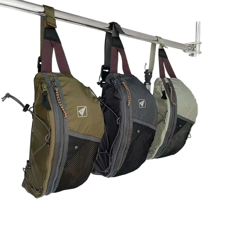 Large Capacity Men's Outdoor Breast Bag Travel Leisure Sports Qme