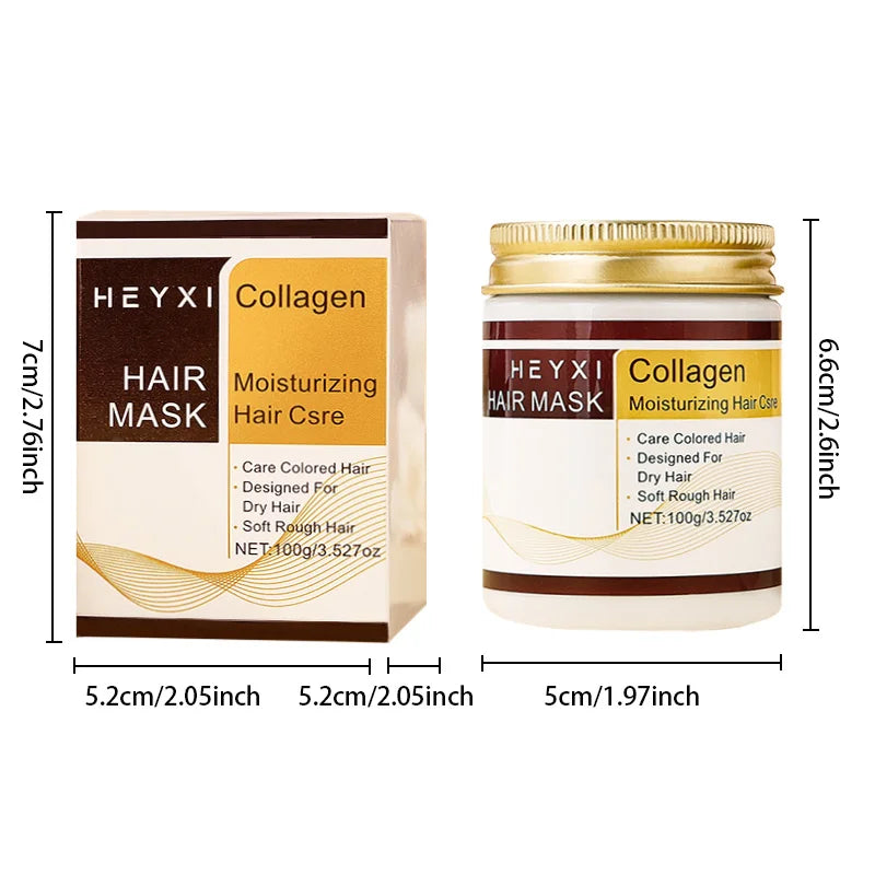 Collagen Moisturizing Hair Mask Care Nourishing Long-lasting Girls Qme