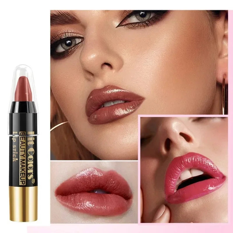 Tint Crayon Lipstick Moisturizing Bright Surface Lipsticks Velvet Non Stick Cup Waterproof Lip Stick Hydrating Gloss Lips Makeup Qme