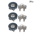 Socket Lock With Key Lockable Power Anti-Theft Lock Child For Protection Zinc Alloy Socket Lock Household Safety Lock Qme 3SET