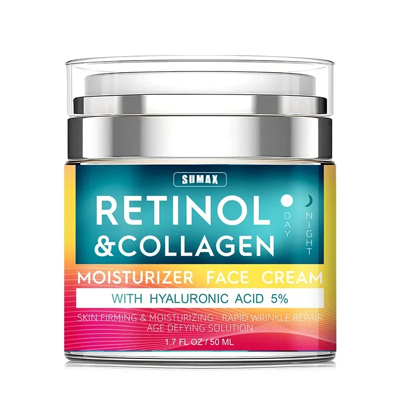 Retinol Face Cream Moisturizing Firming Brightening Skincare Collagen Qme B