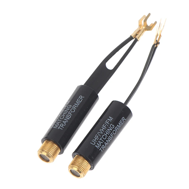 2 5 Transforme 75 Ohm 300 Adapter UHF VHF FM Antenna Transformer Qme 2pcs