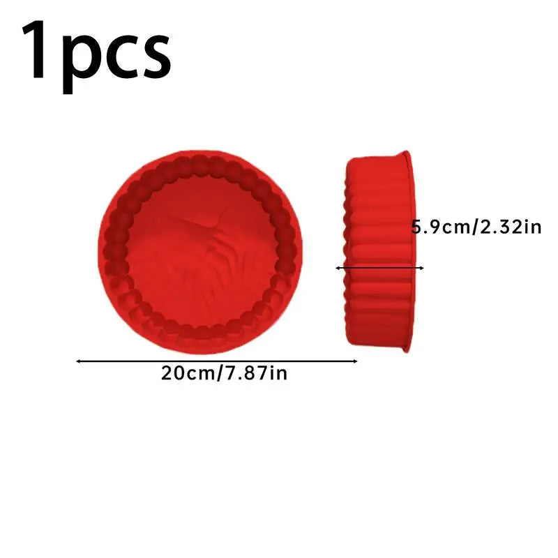 Charlotte Cake Pan Silicone Cheesecake Nonstick Round Baking Mold