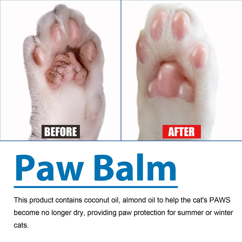Cat Claw Moisturizing Stick Anti Cracking Protect Cat Paw Pads Prevent Dry Itchy Claw Pet Noses Paws Butter Soother Cat Paw Balm Qme