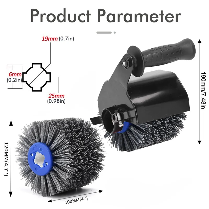 A02F-Multifunctional Angle Grinder Attachment With Sanding Wheel Burnishing Polishing Machine Parts Power Tool Parts Qme