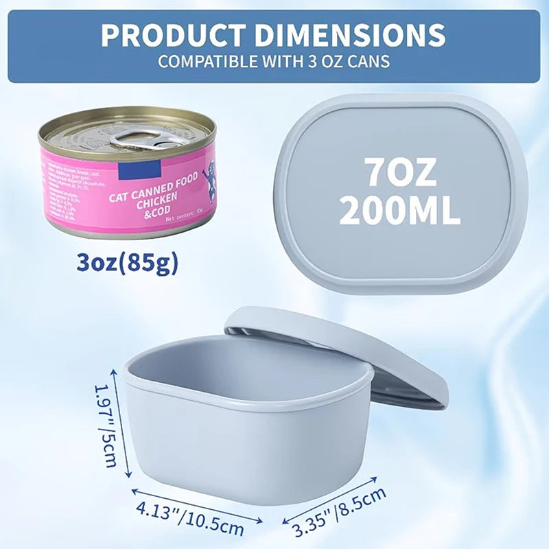 Lid Airtight Can Cover Sealing Box Pet Food Storage Keeps Fresh Qme