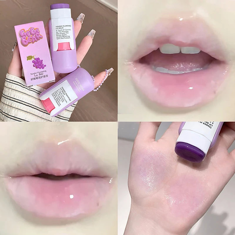Fruity Lip Balm Grape Mango Orange Moisturizing Nourish Dryness Soft Qme Grape 8.2g