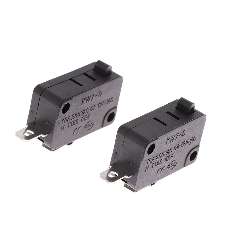 2PCS KW7-0-A Water Heater Limiter Micro Limit Switch 16A AC125V/250V Silver Contact Reset Part. Qme 2PCS