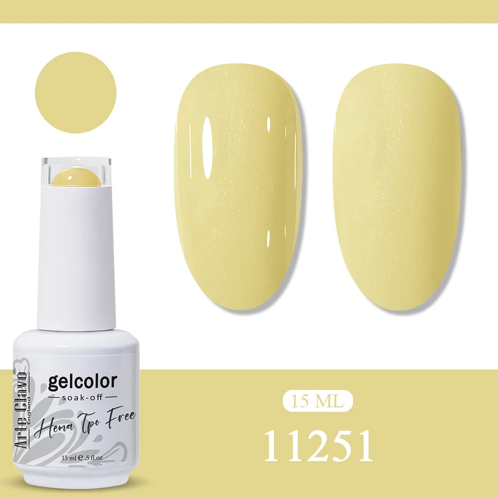 Arte Clavo Blossoming Gel Polish Nail Art Transparent Watercolor