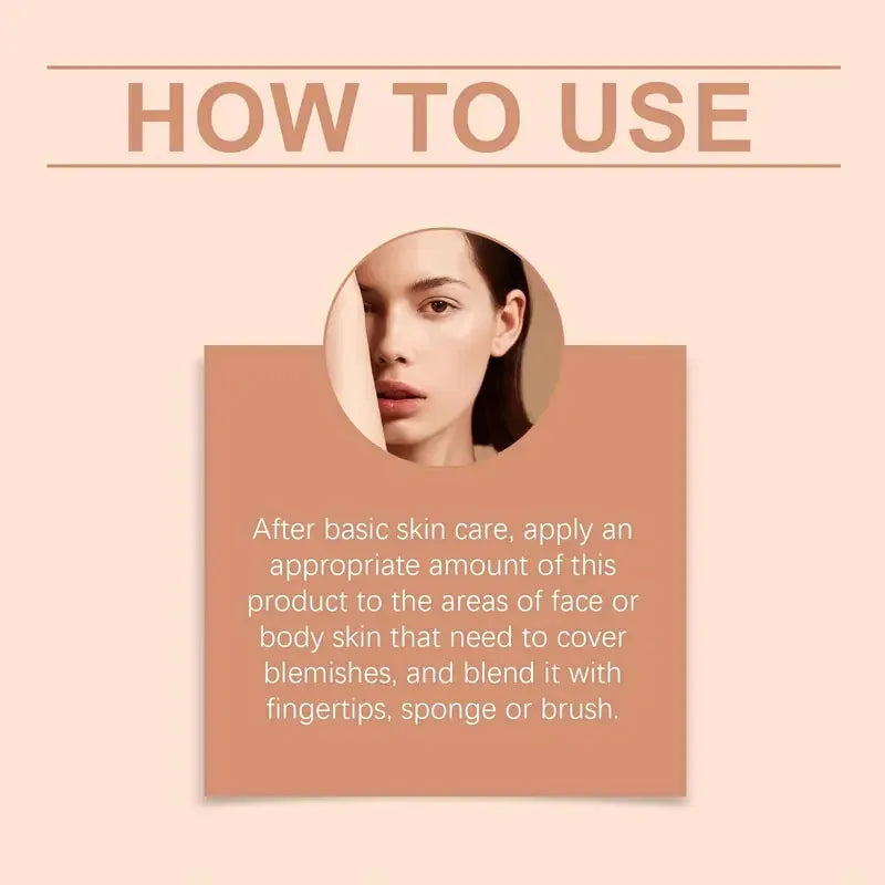 BB Foundation Cream Moisturizing Isolating Waterproof Sweat Proof Qme