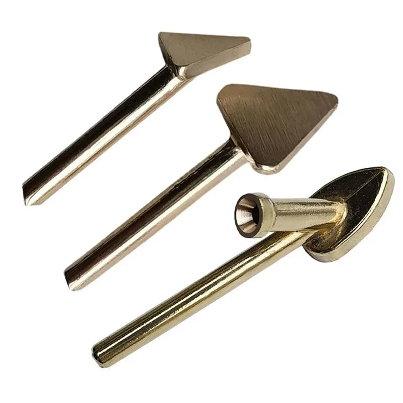 3PCS Plastic Welding Iron Tips Replacement Flat Soldering Tips for Car Bumper Plastic Repair Tool Plastic Repair DIY Tool Qme 3pcs