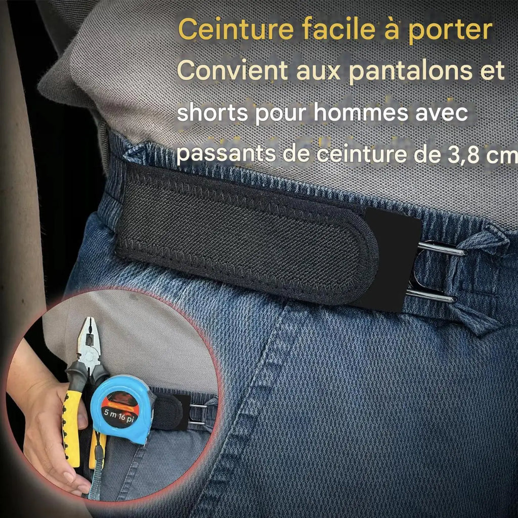 hot sale 1pcs Elastic Belts for Women No Buckle Unisex Waist Strap Women's Belts for Men Work Casual Business Home Travel Qme