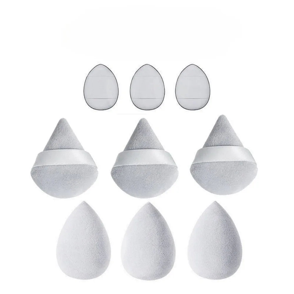 Makeup Sponge Dual Use Contour Highlight Liquid Cream Powder All Skin Qme Gray
