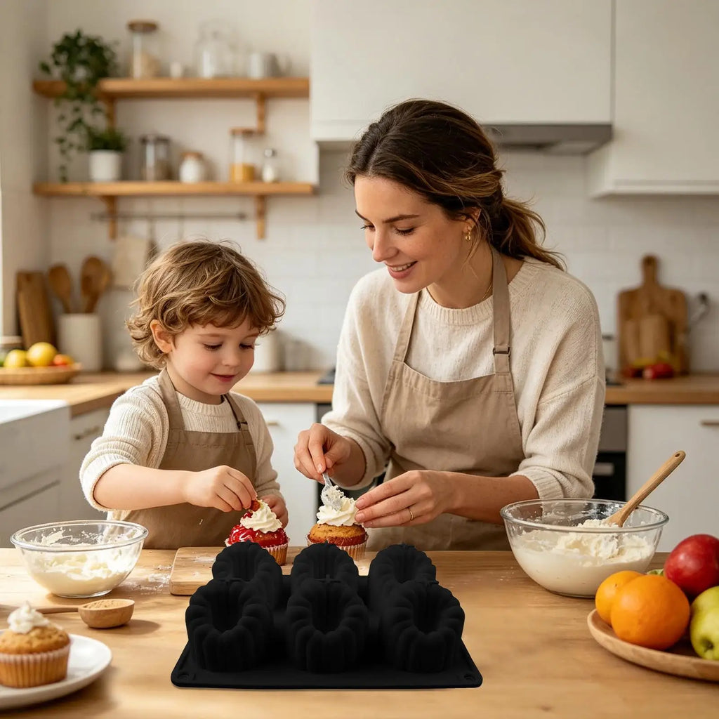 Raspberry Mold 3D Raspberry Shape Cake Decoration Mould 6 Cavity Fruit Pastry Molds for Home Kitchen Baking Pastry Bakery Qme