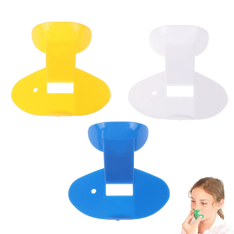 Nose Whistle Plastic Resonance Dark Blue Hygienic Nasal Flute Clarity Qme
